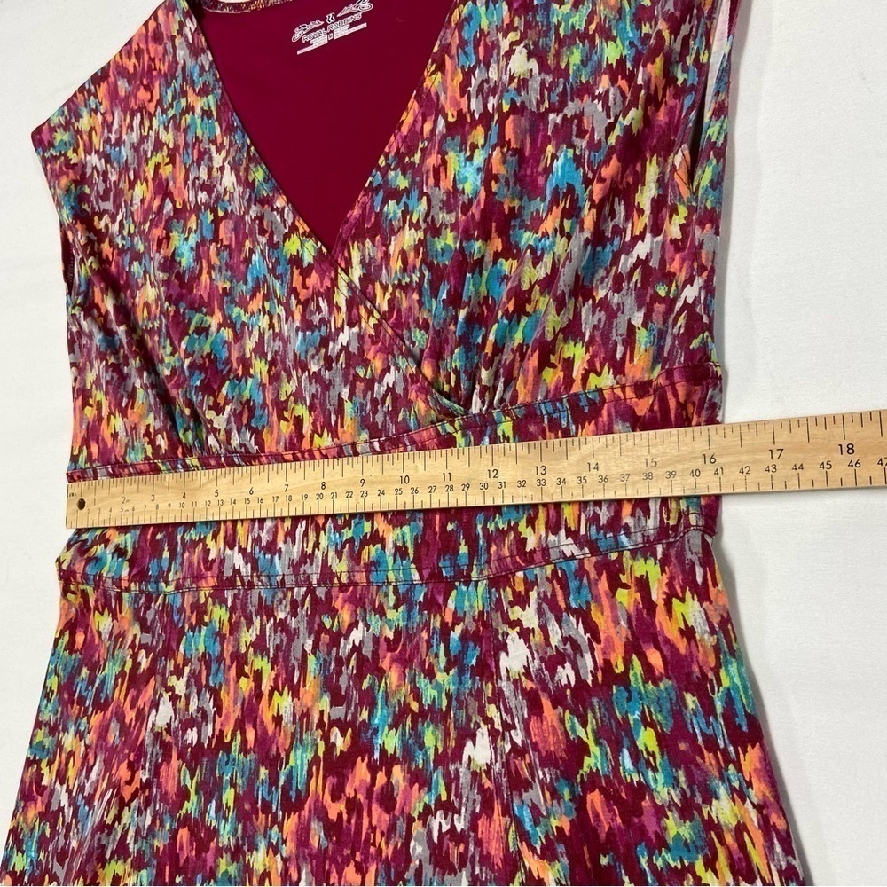Royal Robbins Cotton Dress Jersey Knit Stretch Rainbow Althleisure Med Gorpcore - Picture 11 of 16